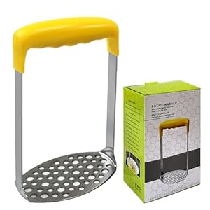 Nilican Edelstahl Kartoffelpresse mit Anti-Rutsch-Griff