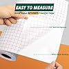 HTVRONT Transfer Tape for Vinyl - 12" x 16 FT (30.5 x 488CM) w/Red Alignment Grid Transfer Tape, Medium Tack Clear Transfer Paper for Permanent Vinyl and Self Adhesive for Signs Stickers, Decals #2