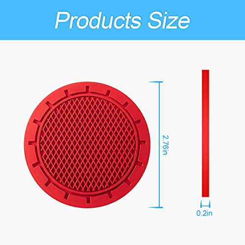 4-Pack-Car-Cup-Holder-Coaster-275-Inch-Diameter-Non-Slip-Universal-Insert-Coaster-Durable-Suitable-for-Most-Car-Interior-Car-Accessory-for-Women-and-Men-Red