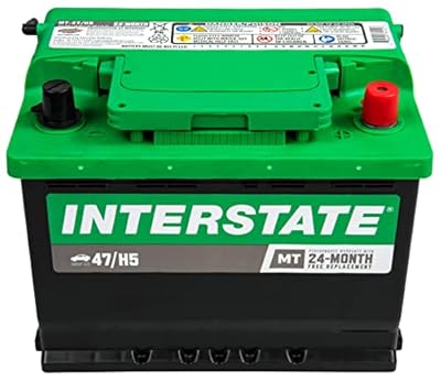 Interstate Batteries Group H5 Car Battery Replacement (MT-47/H5) 12V, 650 CCA, 24 Month Warranty, Replacement Automotive Battery for Cars, SUVs