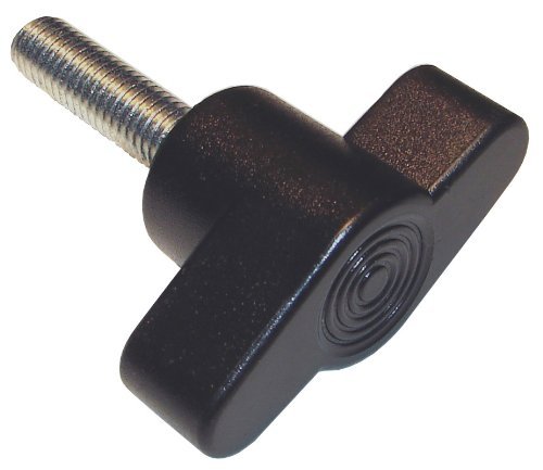 Morton 3735AC028 Thermoplastic T-Knob, Threaded Stud, 1/4"-20 x 1-3/32" Length Thread, 1-3/8" Length