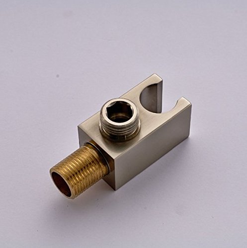 Système douche pluie plafond 40,6 cm avec robinet et douchette nickel brossé mat - 5