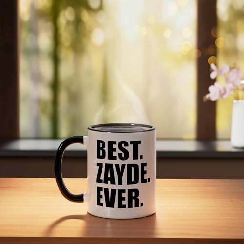 Taza cerámica Best Zayde Ever Yiddish Jewish Grandfather miniatura 3