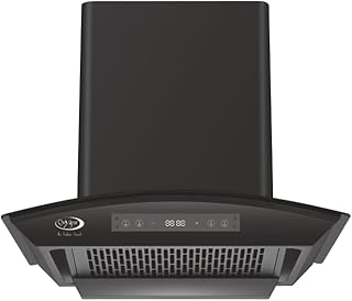 Oxygen by Jyoti Oxy 2096-60 Serene (Q) FL MS AC Kitchen Chimney | Powerful Suction Capacity | Heat Auto Clean Technology | Touch Control & Motion Sensor control (Oxy 2096-60 Serene (Q) FL MS AC)