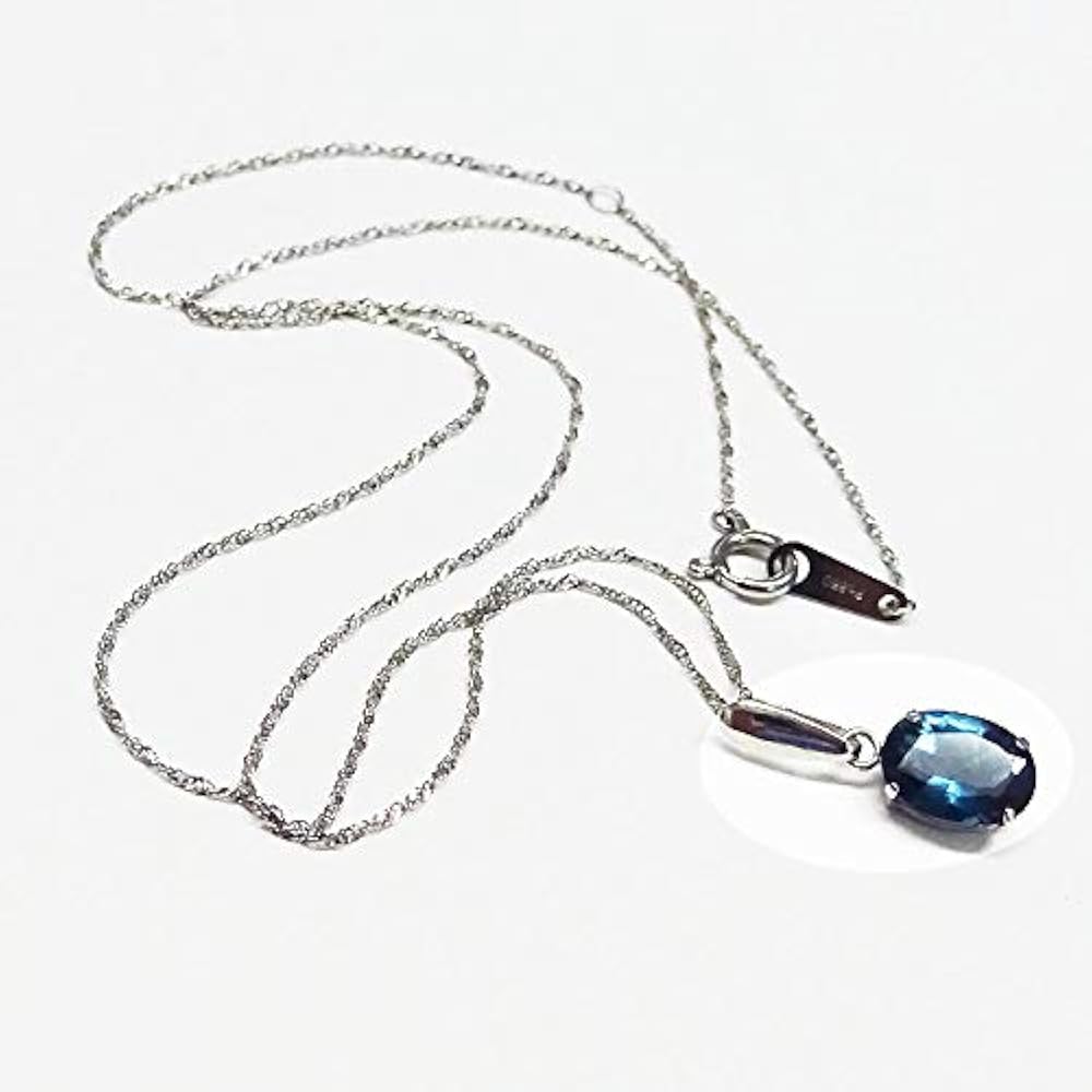 Amazon | [あなたと私の宝石箱] Pt900プラチナ枠 インディゴブルー