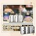 Hicarer 3 Compartments Stainless Steel Cup Dispenser with Adjustable Dividers Silver Cup and Lid Holder Lid Organizer Storage for Cabinet Kitchen Cafe Tea Shop Restaurant