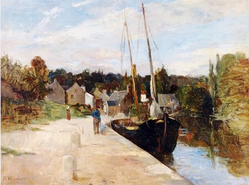 Peinture murale Bretagne Berthe Morisot décoration salon chic
