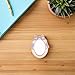MERRYHAPY Small Vintage Portable Makeup Mirror for Compact Violet Handheld Vanity Mirror with Rhinestone Bow for Purse and Daily Use