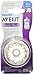 Philips AVENT Natural Baby Bottle Medium Flow Nipple 3M+, One Size, 2 Count