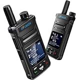 OMIZN T6 Ultra-Slim Global Walkie Talkie with Unlimited Range Over 4G LTE, AES-256 Encrypted Two Way Radio, Lifetime Free for Family, Company, Security, Outdoor
