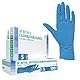 SF Nitrilhandschuhe S Blau – 100 Stück Einweghandschuhe, Einmalhandschuhe, Medizinische Handschuhe, Puderfrei, Latexfrei, Handschuhe Einweg zum Kochen, Putzen, für Medizin, Küche, Kosmetik, Haushalt