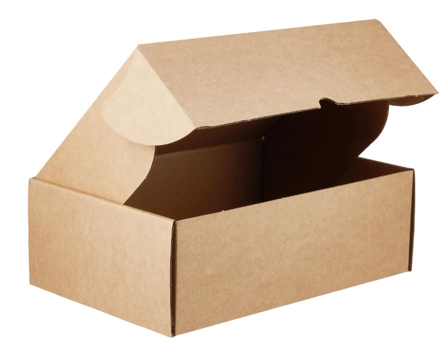 Gift Boxes 10 Pcs Shipping Box Cardboard Box Corrugated Box Small Carton Cardboard Boxes For Mailing Box Packaging E Commerce Moving Box Small Business Gift Packing CorrugatedBrown (24x24x8CM)
