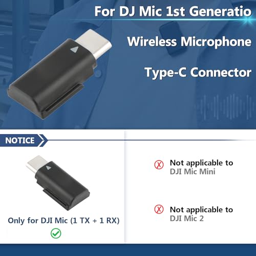 Image of for DJI MIC Adapter Type-C Phone Wireless Microphone Receiver for Mic Type-C Adapter Phone PC Tablet USB Mic Accessories