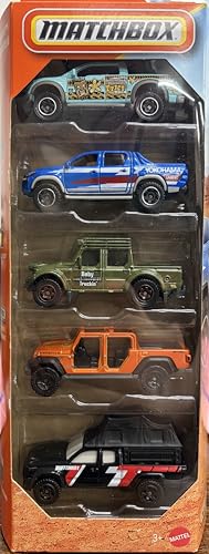 Matchbox MBX Off Road II 5 Pack escala 1:64 miniatura 1