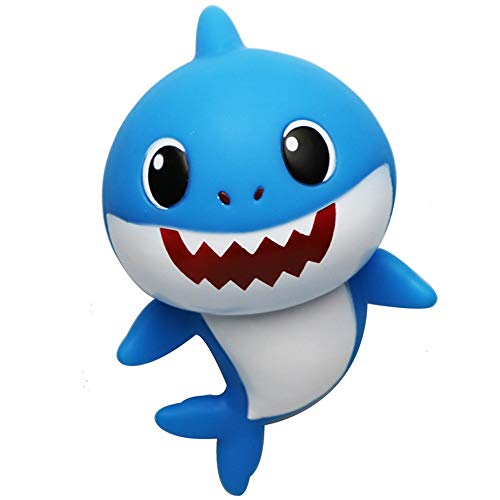QYWSJ Poupée Chantante de Bébé Requin avec Lumières, Le Cadeau des Enfants, Fun Sound Cartoon Shark (Bleu, Rouge, Jaune) Cover