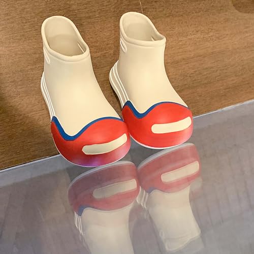 Kids Rain Boots for Boys Girls, EVA Boots, Mid-calf rain boots Lightweight Mud Shoes for Water Beach Outdoor Playing (Little Kid)4