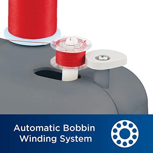 image for Brother RLX3817G Full Size 17 Stitch Sewing Machine Grey,Refurbished