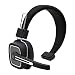 Truck Driver Bluetooth Headset/Office Headset, Wireless Over The Head Headset with Extra Boom Noise Reduction Mic for Phones,Call Center, Skype, VoIP