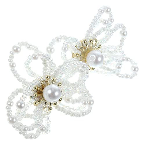 DEARMAMY 1 Par Aretes Colgante Pendientes De Oro Para Mujer Pendientes De Aro De Oro Pendientes De Botón Para Mujer De Oro Joyas Pendiente De Mujer Delicado Arete De Perlas Encantos Cristal