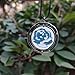 Gonashow Arcane Necklace, The Arcane Blue Rose Necklace, Arcane Gift Arcane Pendant Arcane Jewelry Vi Arcane Crystals Rotatable Pendant Necklace (1 pcs)