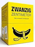 Kampf gegen das Spießertum Zwanzig Zentimeter – Das versaute Schätzspiel | Witziges Schätz- und Ratespiel für Erwachsene ab 16 Jahren | 2-6 Personen | Unnützes Wissensspiel mit schwarzem Humor