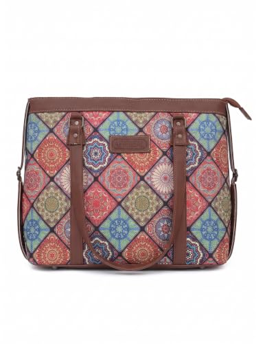 Image of Stylish Tote Bags for Office Use | Laptop Bag 15.6 inch | Purse for Women | Vegan Leather Handbag | Daily & Travel Use |