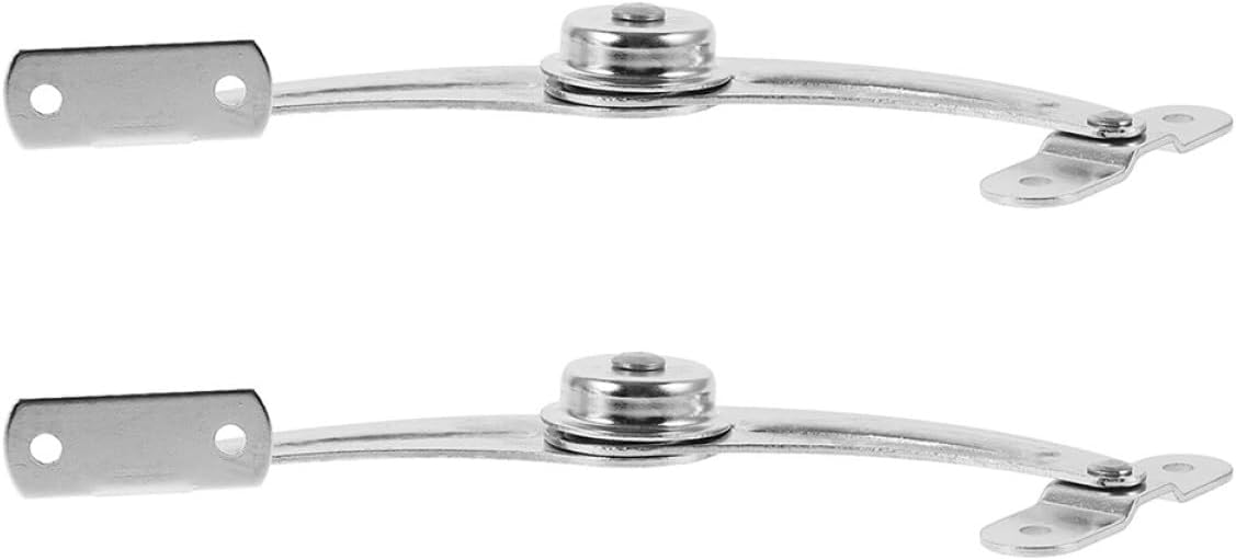 Cabinet Door Stop Limiter 2pcs Nickel-Plated Iron Door Support Rod Spring Hinge Replacement