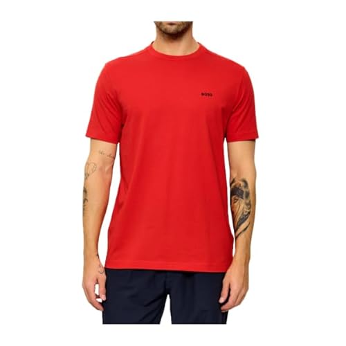 BOSS Men's T-Shirt, Open Red 646, 4XL