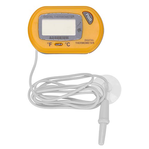 ledmomo 水族館 水温計 LCD デジタル デジタル水温計 金魚鉢水温計 水槽水温計 ミニ温度計 -50°C? + 70°C検測 吸盤式 水槽 防水 高精度 温度計 室内 室外 壁掛け