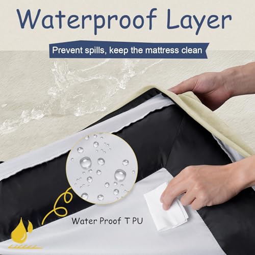 Image of Orthopedic Dog Bed Waterproof Pet Sofa for Large Sized Dogs | 360 Degree Bolster Support, Egg Crate Foam, Waterproof Liner, Non-Slip Bottom, Machine Washable Cover, 36 x 27 Inch