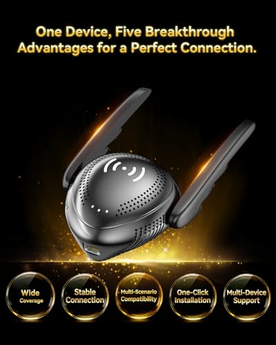 Image of 2026 Upgraded WiFi Extender, Works with 99% Router