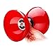 MAGICYOYO Diabolo MD01 Pro Triple Bearings Diabolos Yoyo for Kids Teens Adults, Beginners to Advanced Red Diabolo Spinning Juggling Skill Toy, 5
