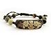 Zipao Green Purple Stone Carved Fortune Pixiu Dragon Braclet