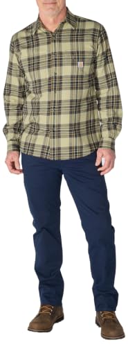Image of Carhartt Men's Hamilton Relaxed Ls Plaid Shirt