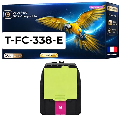Toner T-FC338EM-R compatible Toshiba résistant aux traces magenta