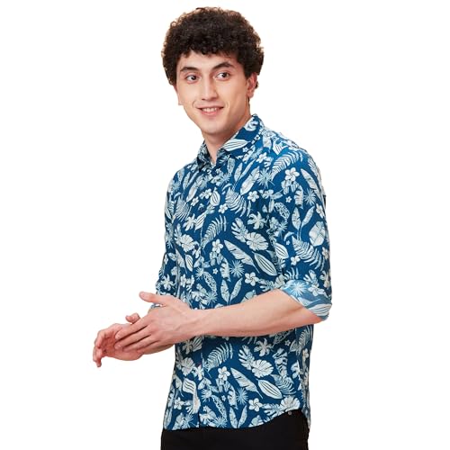 Image of Being Human Garments Mens-Top Shirts Navy