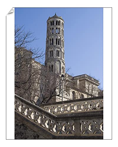 robertharding 10x8 Print of The Fenestrelle Tower, Uzes, Languedoc, France, Europe (1155182)