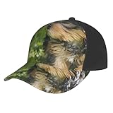 Poadnly Yorkshire Terrier im grünen Gras – süße Hunde,Baseballkappe, verstellbar, Klassische Dad-Caps, Trucker-Caps