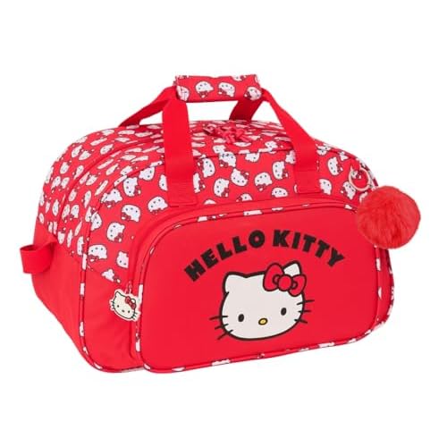 Safta Hello Kitty Iconic - Bolsa de Deporte, Mochila, Ideal para Niños de Diferentes Edades, Cómoda y Versátil, Calidad y Resistencia, 40x23x24 cm
