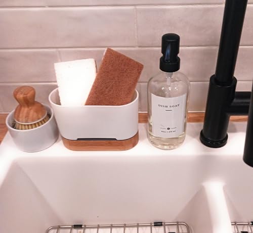 Image of Graham & Ash Co Natural Kitchen Sponge - Biodegradable Compostable Cellulose and Coconut Scrubber - Pack of 10 Eco Friendly Sponges