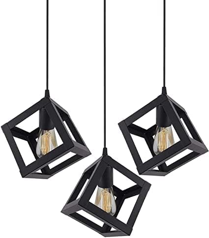 Image of JACKAL 3 Set TriCube Hanging Lights for Indoor (Cube, Without Bulb)