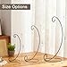 DaskFire 6 inch Ornaments Decorative Hanging Hooks, 3 Packs Decoration Holders, Iron Ornament Display Stands for Festival Displaying Ornaments, Witch Balls, Stain Glass Pieces, Table Centerpiece