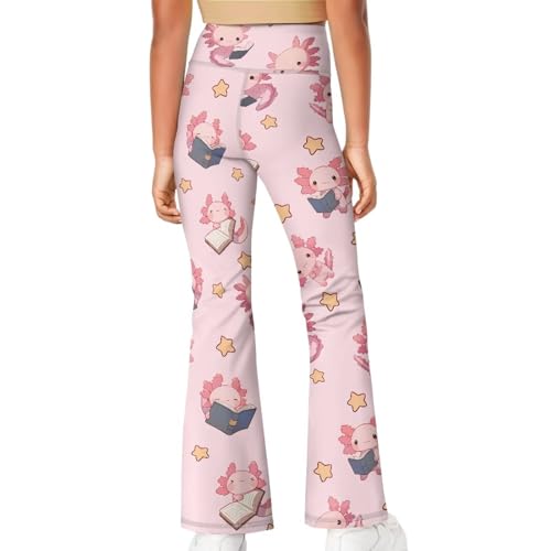 Image of Girls Flare Leggings Cute Bell Bottoms for Teen Girls Wide Leg Sweatpants for 5-14 T