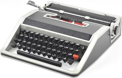 CCKUYT Máquina de escribir creativa vintage, máquina de escribir manual retro, decoración del hogar, escritura libre, ideal para escritura creativa, manualidades, letras