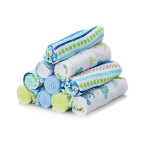 Spasilk 10 Pack Baby Washcloths Cover