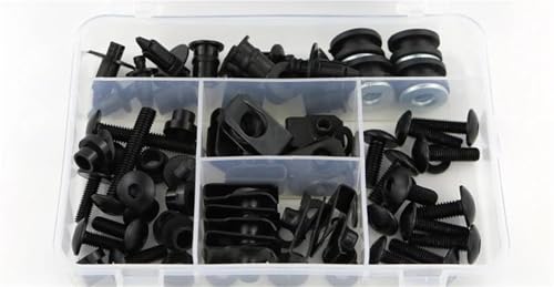 Kit Boulons FZ1 Fazer Anti-Vibrations Visserie Carénage Complet Moto Noir