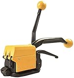 VEVOR A333 Haspelspanner, Bündelgerät, Stahlband spanner, stabiles Handbuch Umreifungsgerät zum Festziehen, Stahlbandumreifung hülsenlos 13-19 mm 1/2\