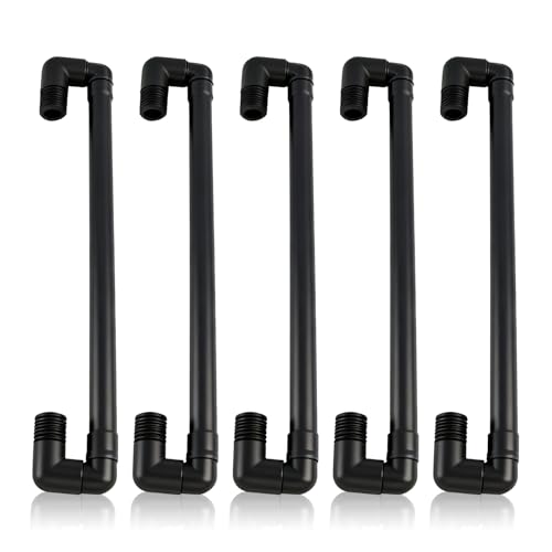 5Pcs G1/2 Swing Joint Pipe, 360° Rotatable External Thread Swing Joint Assembly Lawn Irrigation Tool, Adjustable Support Arm Sprinkler Fittings for Lawns Parks Sports Fields (G1/2)