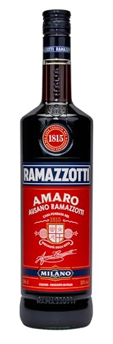 Ramazzotti Amaro – Italienischer Digestif mit 33 verschiedenen Kräutern – Absacker mit bittersüßer Note – 1 x 1 l