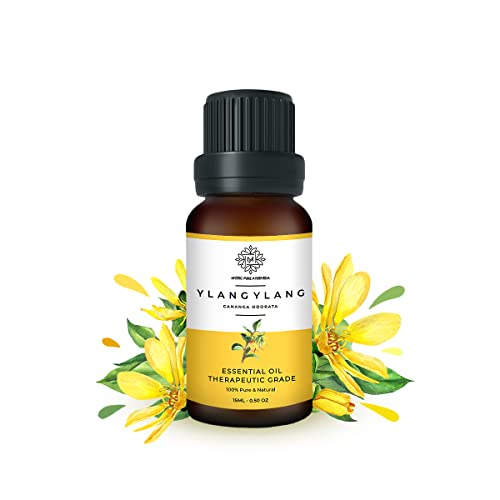 Image of Ylang Ylang Essential Oil - Therapeutic Grade For Skin & Hair Care & Aromatherapy- 15Ml